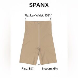 Spanx Shapewear Shorts | High Waist Thinstincts | Size L